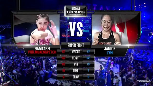 TK8 SUPERFIGHT : Namtarn P. Muaengpetch (Thailand) vs Janice Lyn (Canada) (Full Fight HD)