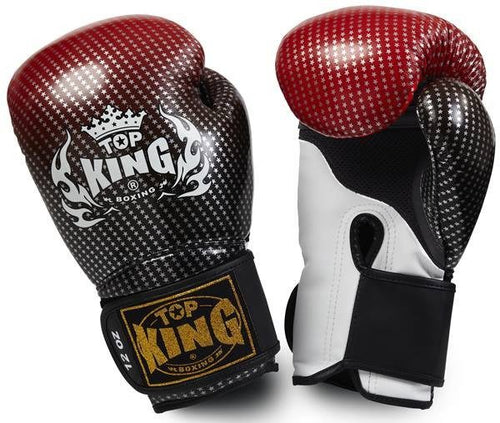 Boxing Gloves - Top King Red "Super Star" Boxing Gloves